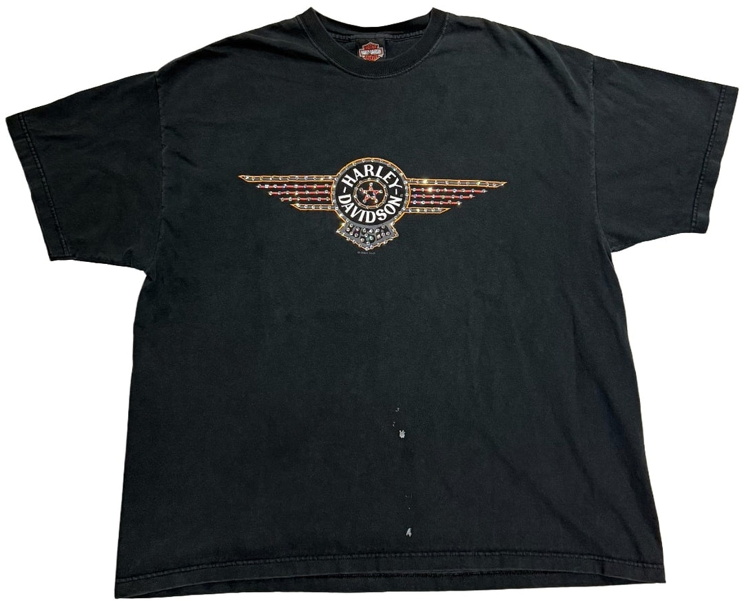Harley Davidson 'Los Angeles' Rhinestone Vintage Tee