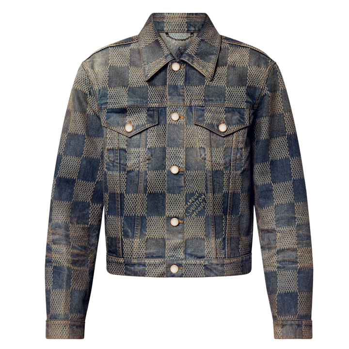 Louis Vuitton 'Washed Denim' Damier Jacket