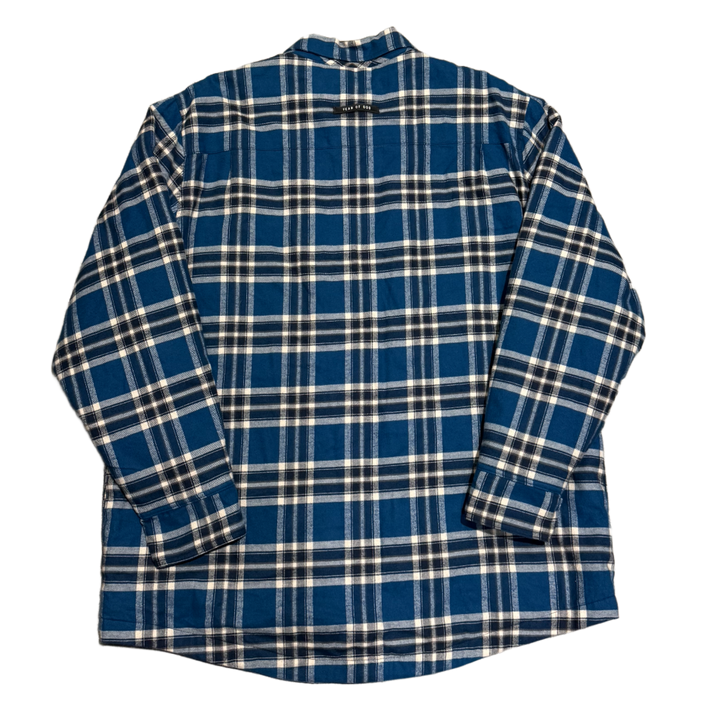 Fear of God 'Blue' Plaid Flannel Jacket