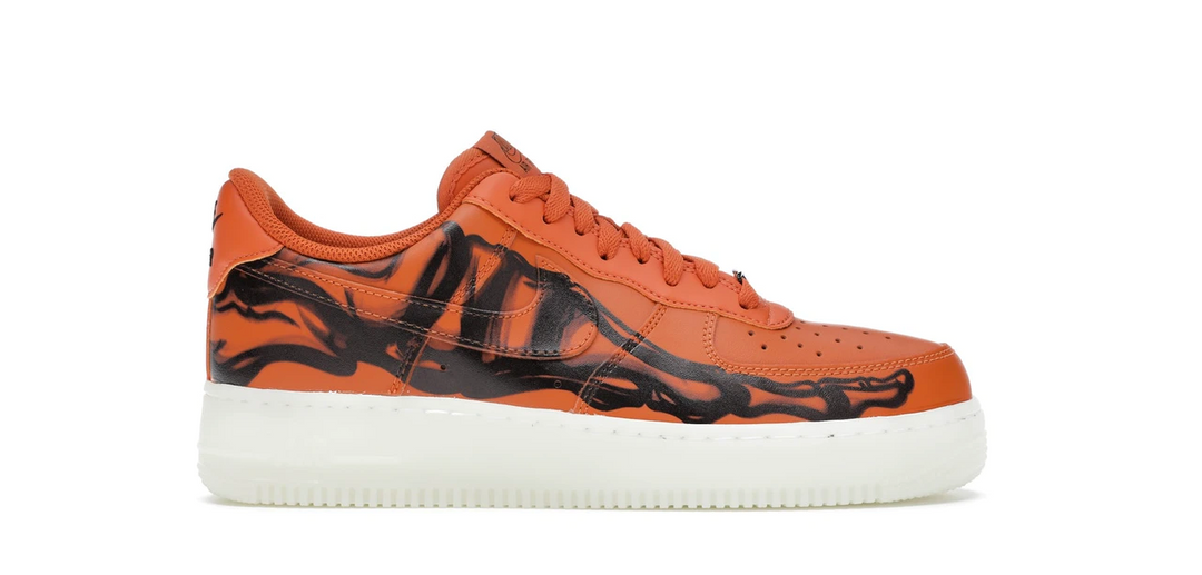 Nike Air Force 1 Low Orange Skeleton