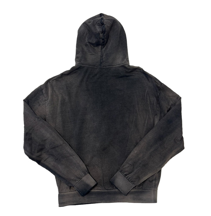 Bossi 'Blue Skull' Faded Wash Zip-Up Hoodie