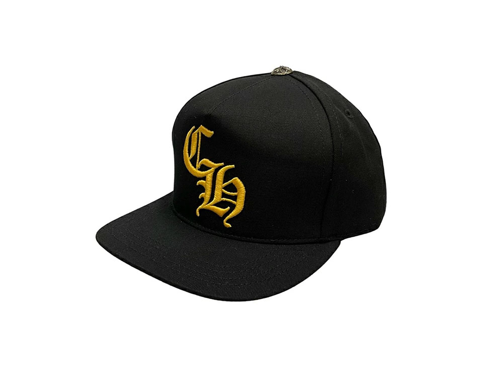 Chrome Hearts 'Yellow' CH Black Baseball Hat