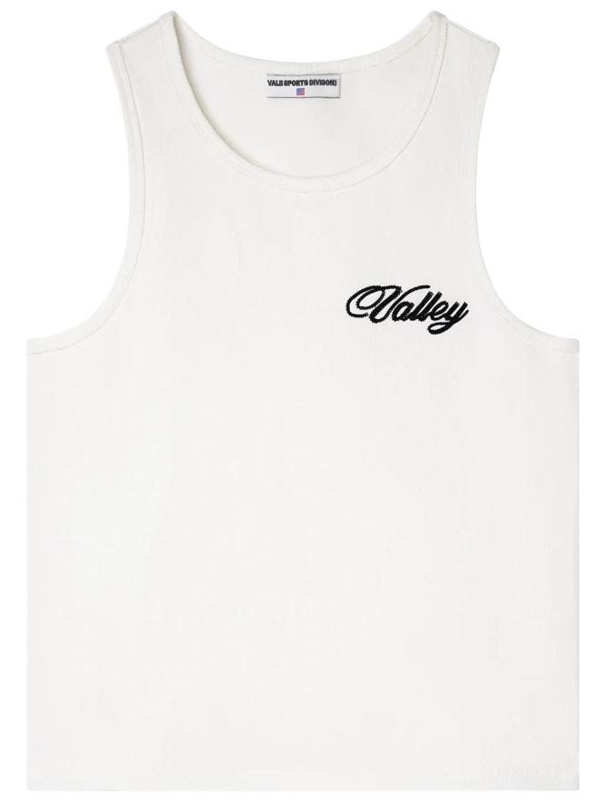 Vale 'Slub' White Tank