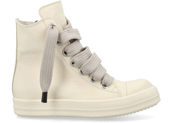 Rick Owens Lido High Sneaks Jumbo Laced Milk