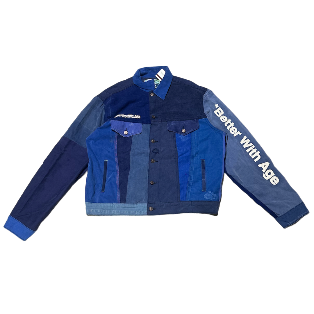Better With Age 'Blue' Camion Reconstructed Trucker Jacket