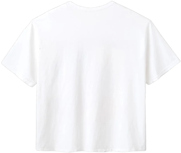 Gold+Vintage Gallery Raspberry Hills 'Distressed Blank' White Tee