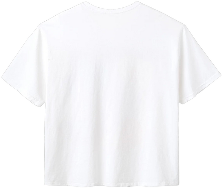 Gold+Vintage Gallery Raspberry Hills 'Distressed Blank' White Tee