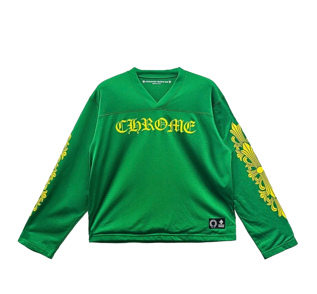 Chrome Hearts Sports Mesh Warm Up Jersey Green