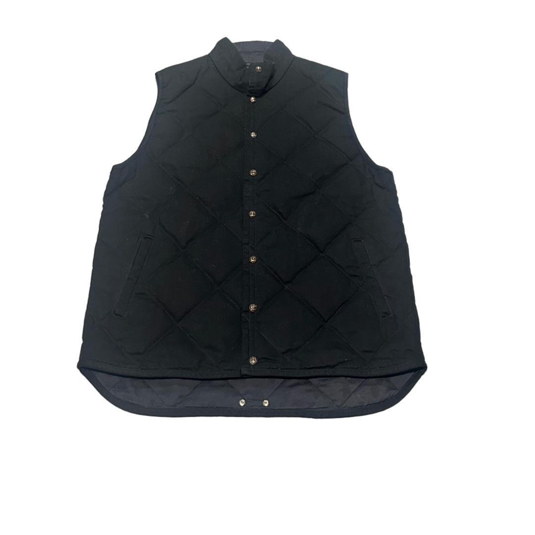 Chrome Hearts 'Teenage Kicks' Quilted Down Vest Black