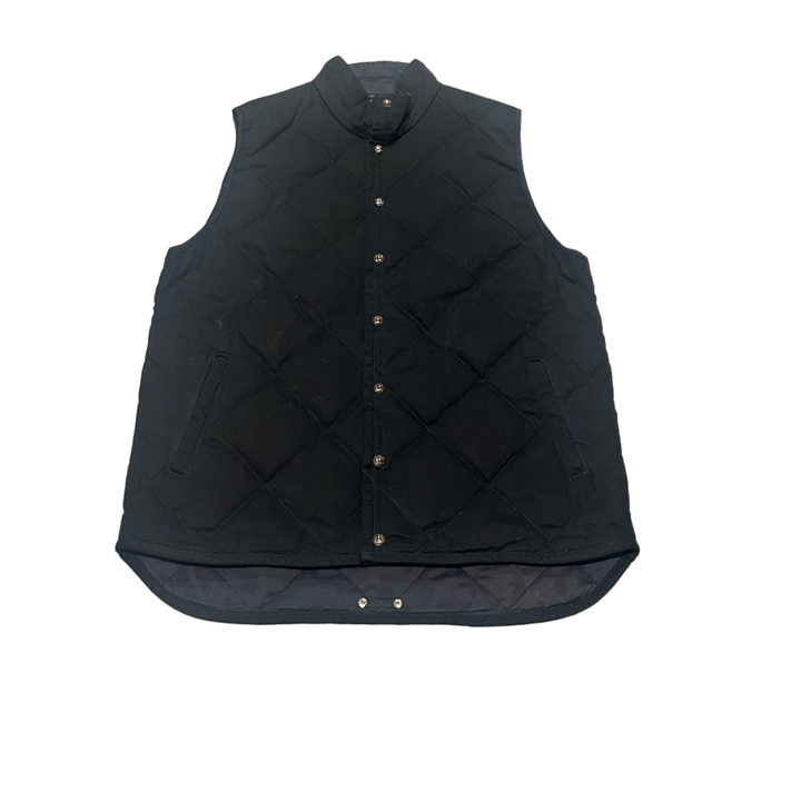 Chrome Hearts 'Teenage Kicks' Quilted Down Vest Black