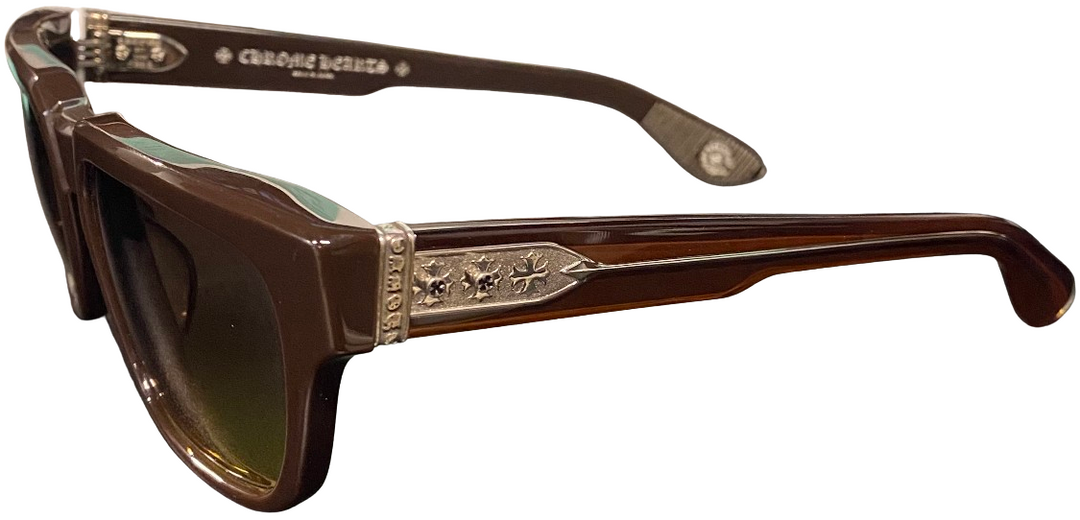 Chrome Hearts 'Midixathrill' Brown Glasses