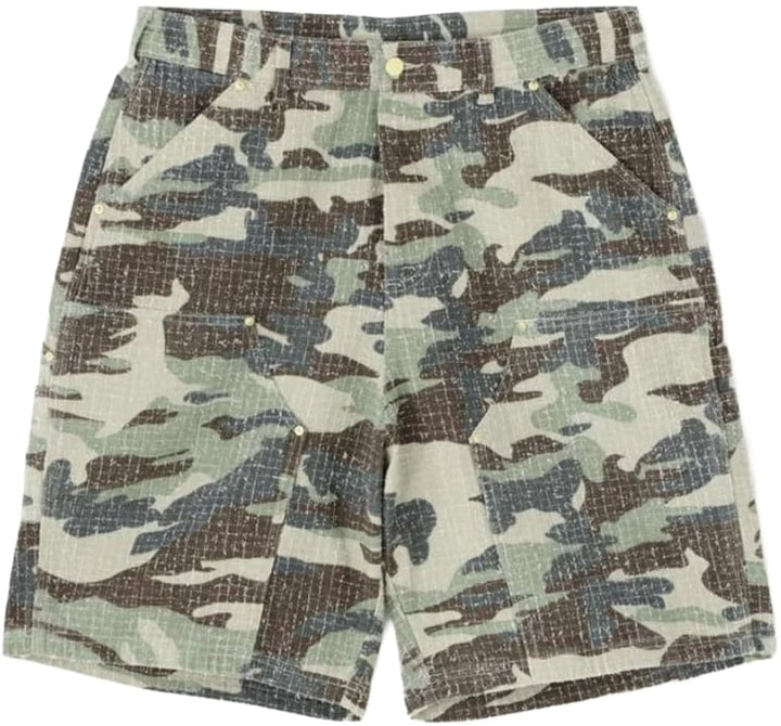 Whiteland Carpenter 'Camo' Double Knee Denim Shorts