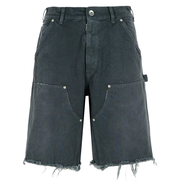 Maison Margiela 'Washed Navy' Distressed Shorts