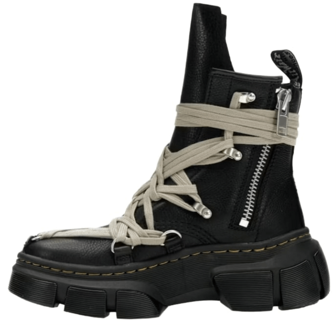Rick Owens x Doc Martens 'DMXL' Megalace Black Boot
