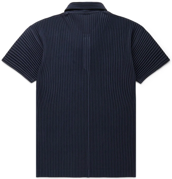 Homme Plissé Issey Miyake 'Navy' Polo Shirt