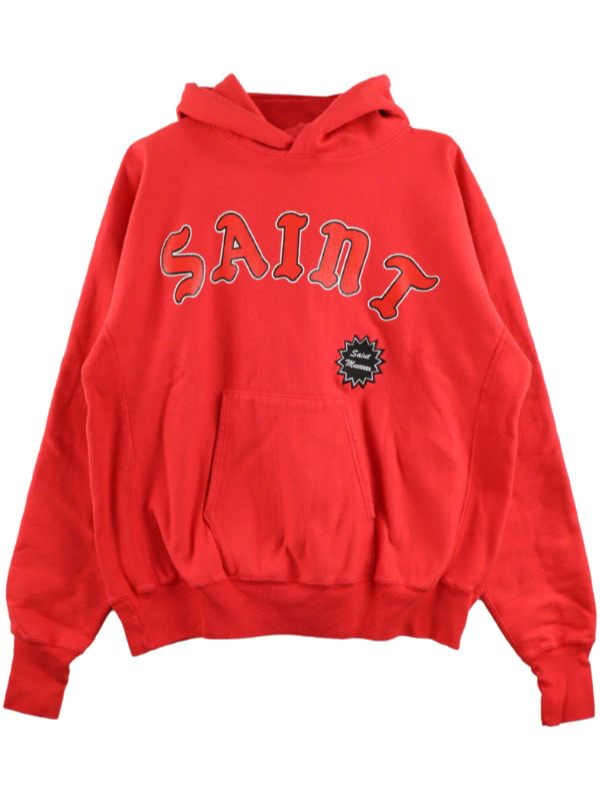 Saint Michael Red Arch Logo Hoodie