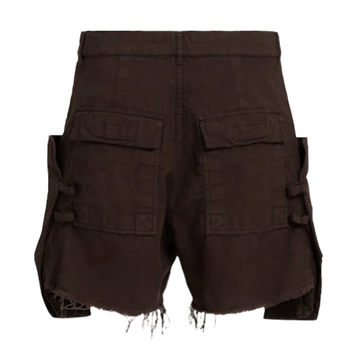 Rick Owens DRKSHDW 'Stefan' Brown Cargo Shorts