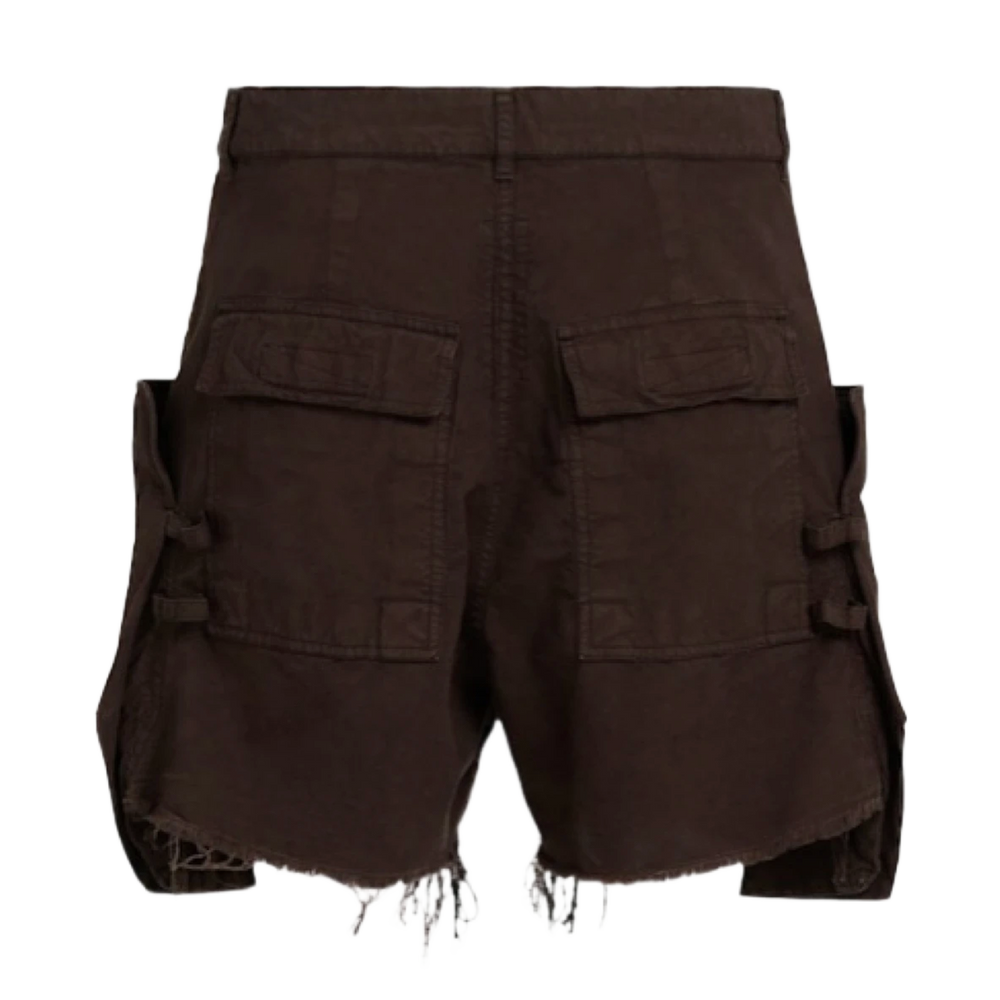 Rick Owens DRKSHDW 'Stefan' Brown Cargo Shorts