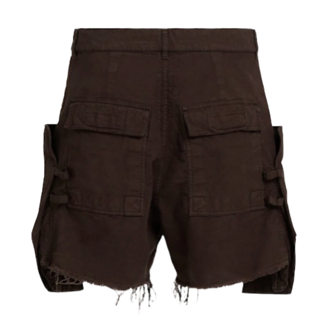 Rick Owens DRKSHDW 'Stefan' Brown Cargo Shorts