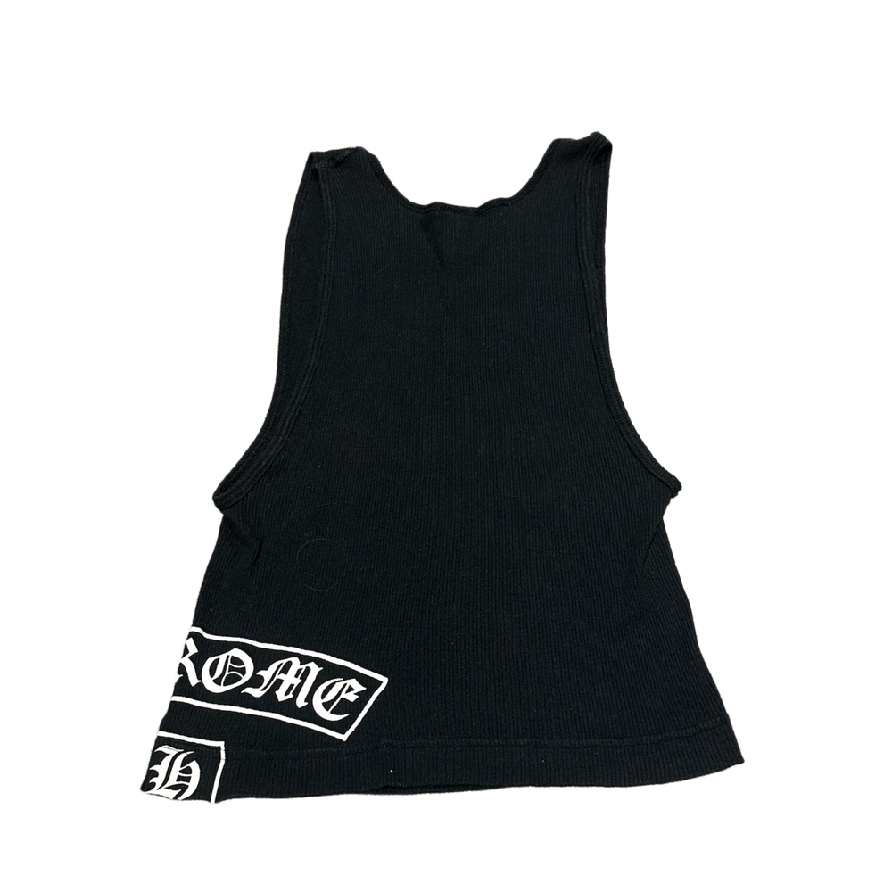 Chrome Hearts Women's 'Black' Vintage T Bar Cross Cropped Tee