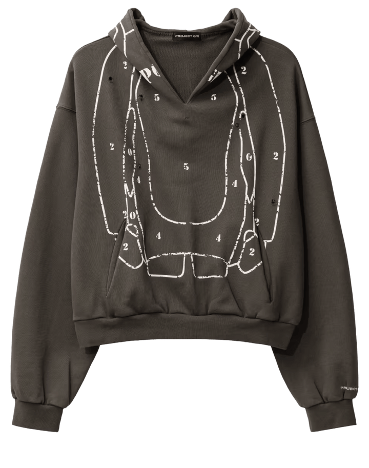 Project G/R 'Zygon' Brown Hoodie