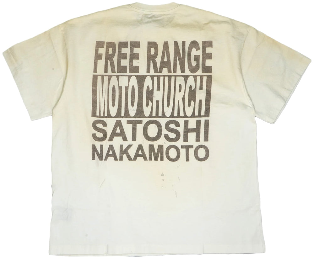 Satoshi Nakamoto 'Moto Church' Tee