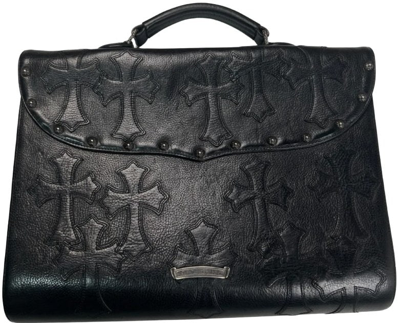 Chrome Hearts 'Cross Patched Gothic' Briefcase