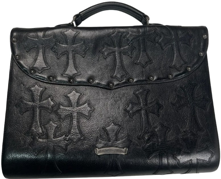 Chrome Hearts 'Cross Patched Gothic' Briefcase