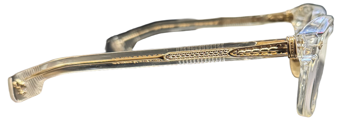 Chrome Hearts 'Chirp Chirp' 18K Gold Crystal Glasses