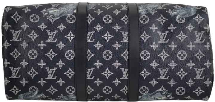 Louis Vuitton x Chapman 'Navy' Lion Brothers Keepall 45 Bandouliere