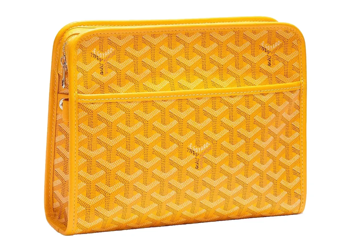 Goyard 'Yellow Jouvence GM' Toiletry Bag