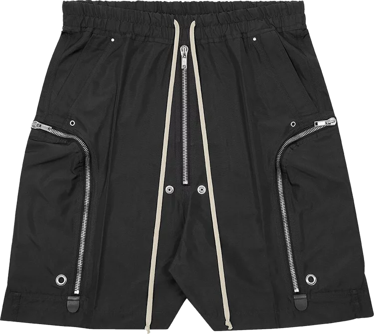 Rick Owens DRKSHDW 'Bauhaus' Black Cargo Shorts