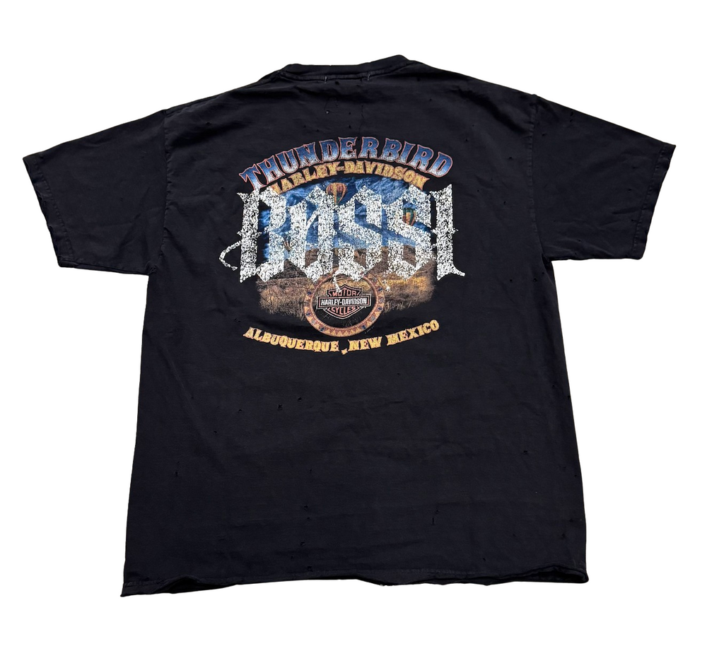 Bossi 'Thunderbird' Harley Davidson Vintage Rhinestone Tee