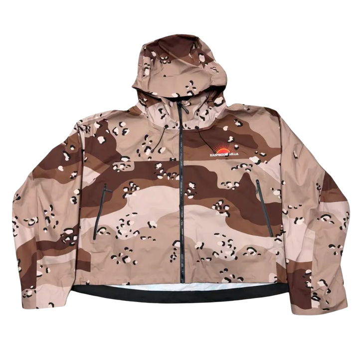 Raspberry Hills 'Desert Storm' Camo Rain Jacket
