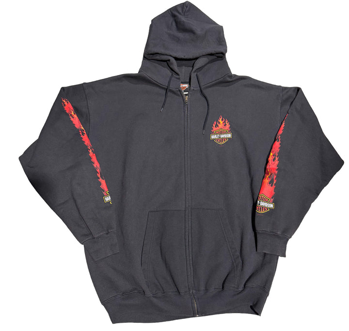 Harley Davidson 'Chandler' Vintage Zip-Up
