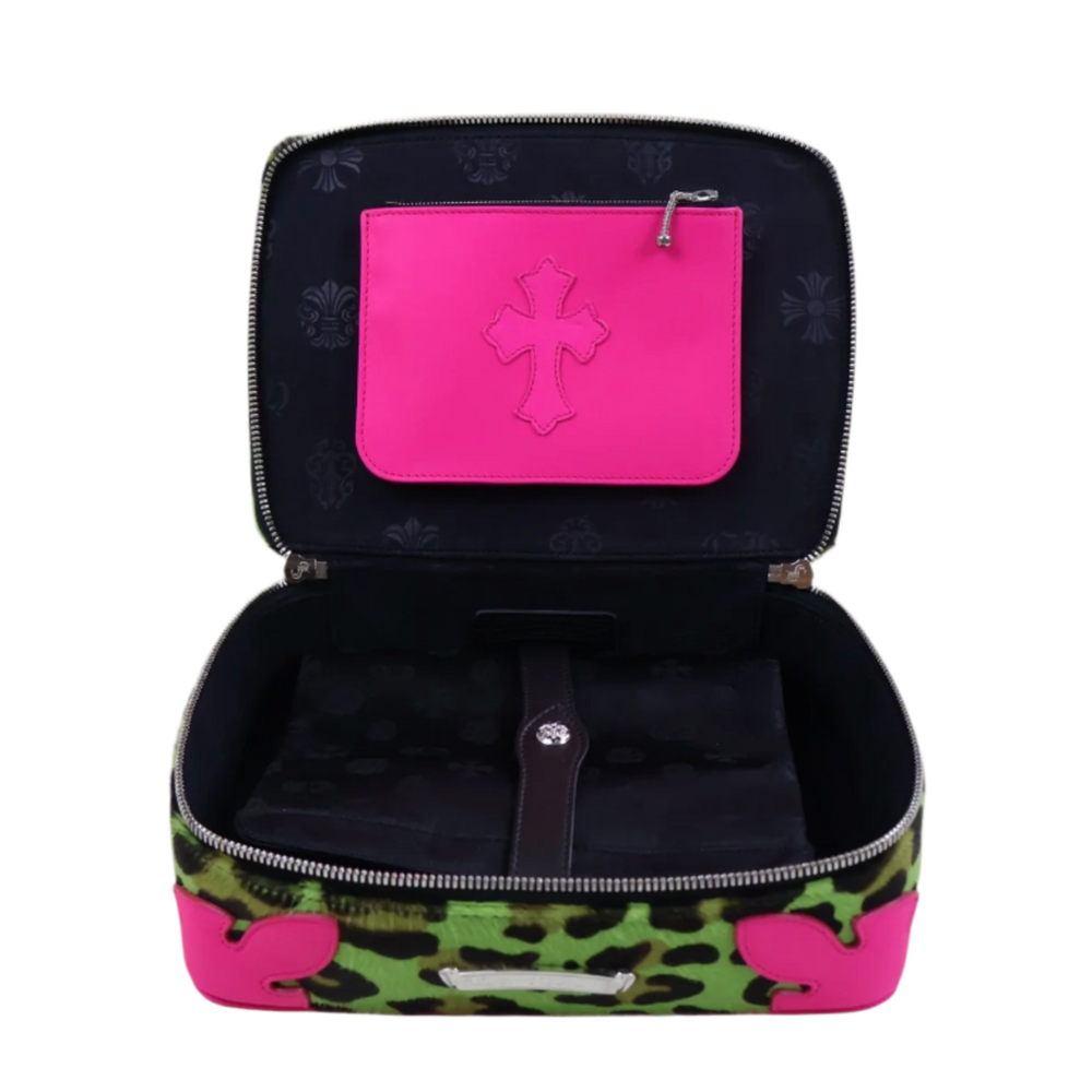 Chrome Hearts 'Leopard Green/Pink' Jewelry Case
