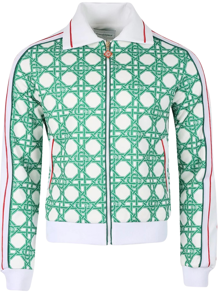 Casablanca 'Green' D'Osier' Monogram Track Jacket