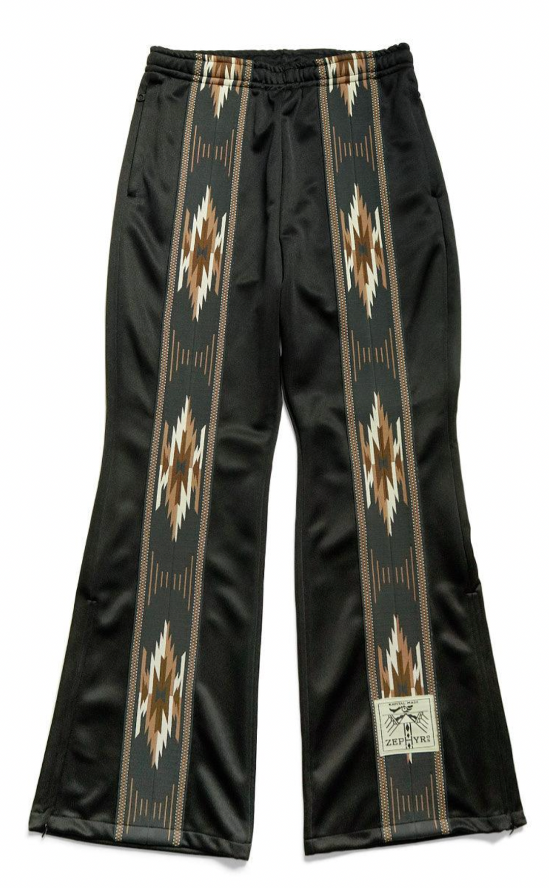 Kapital 'Kochi & Zephyr' Black Track Pants