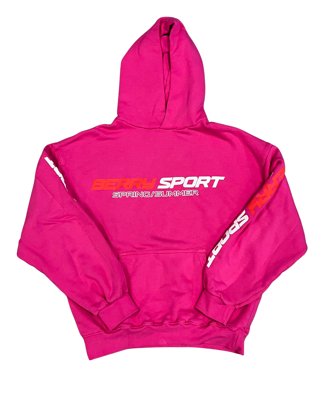 Gold+Vintage Gallery Raspberry Hills 'BerrySport' Pink Hoodie