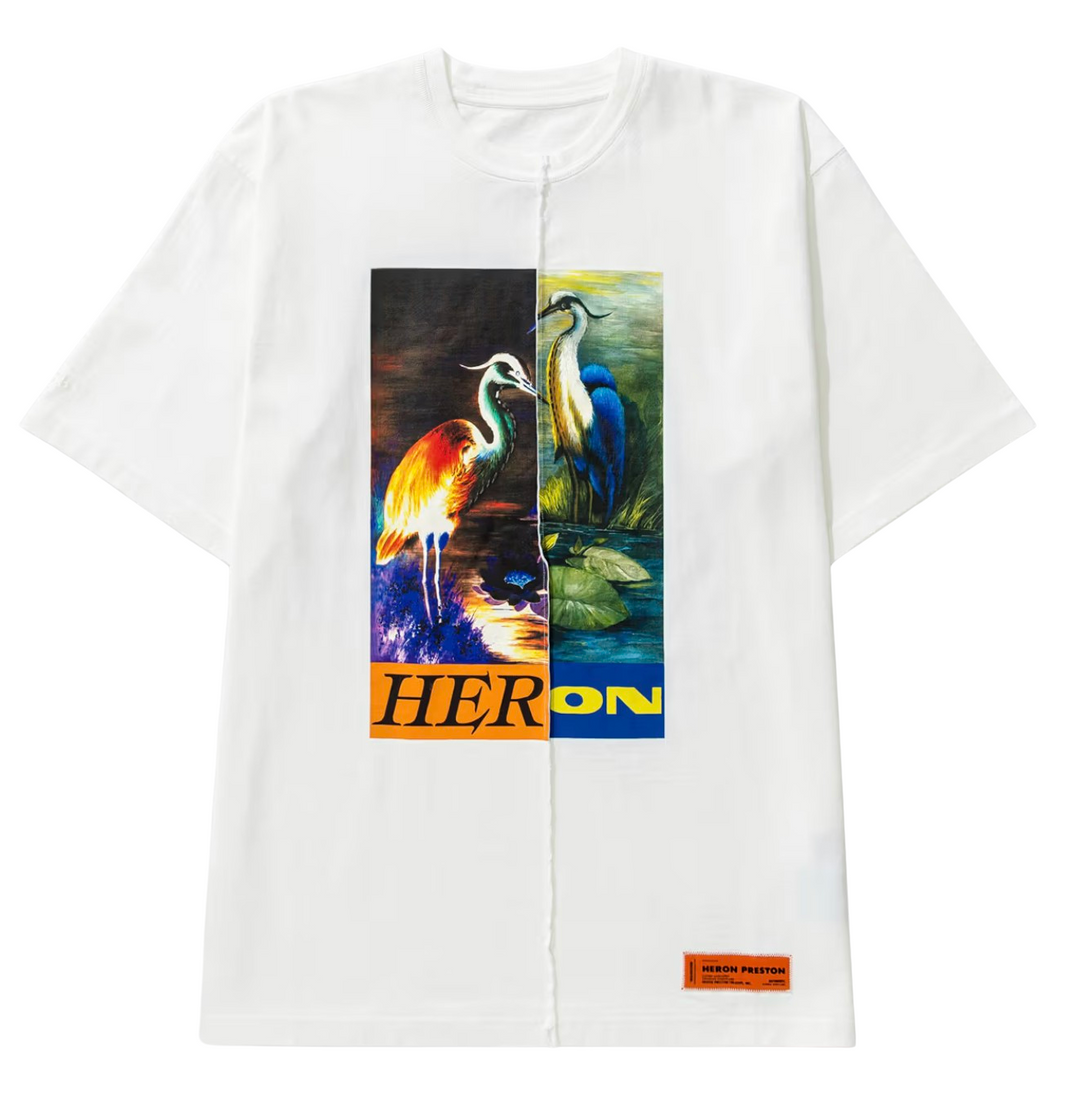 Heron Preston 'Split' White Tee