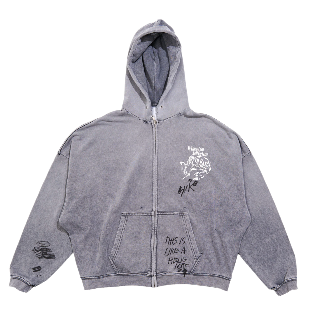 Paly 'Carrying The Message' Zip-Up Hoodie