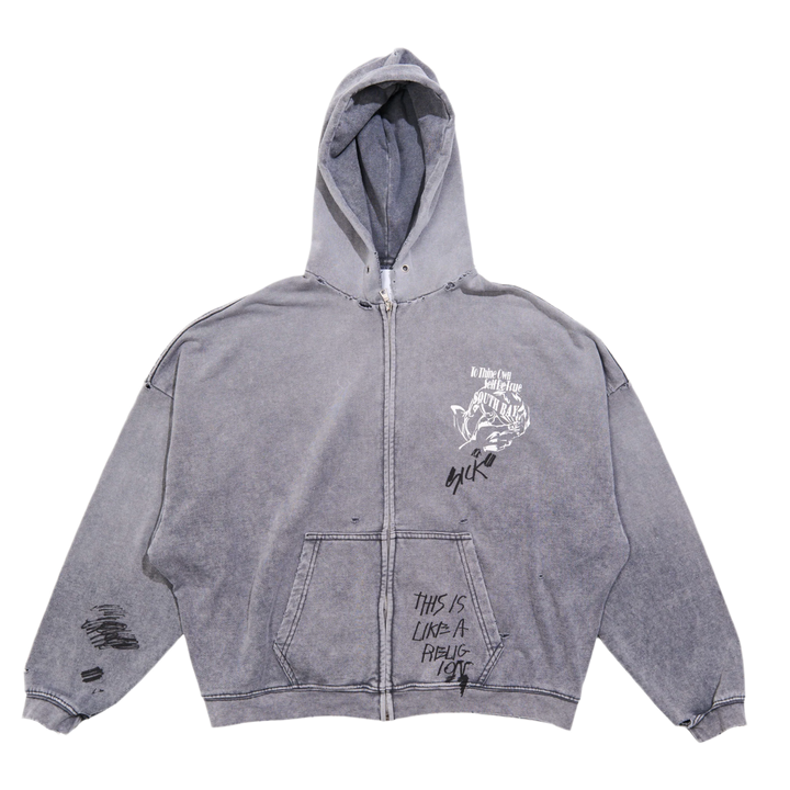 Paly 'Carrying The Message' Zip-Up Hoodie