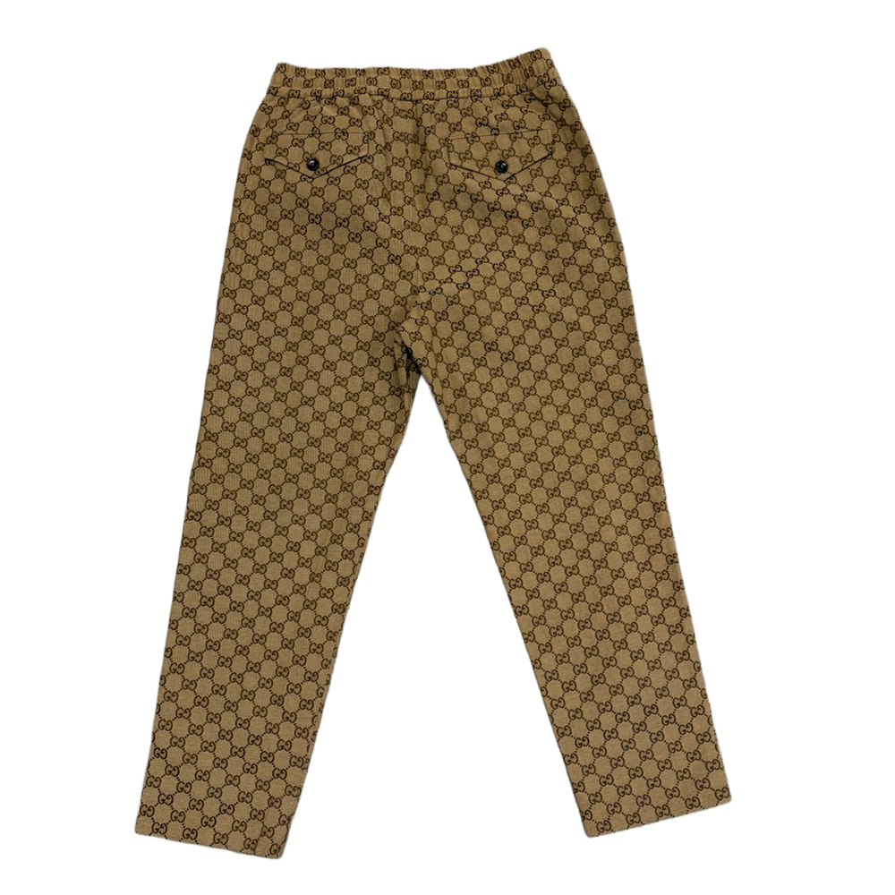 Gucci 'Brown' GG Canvas Pants