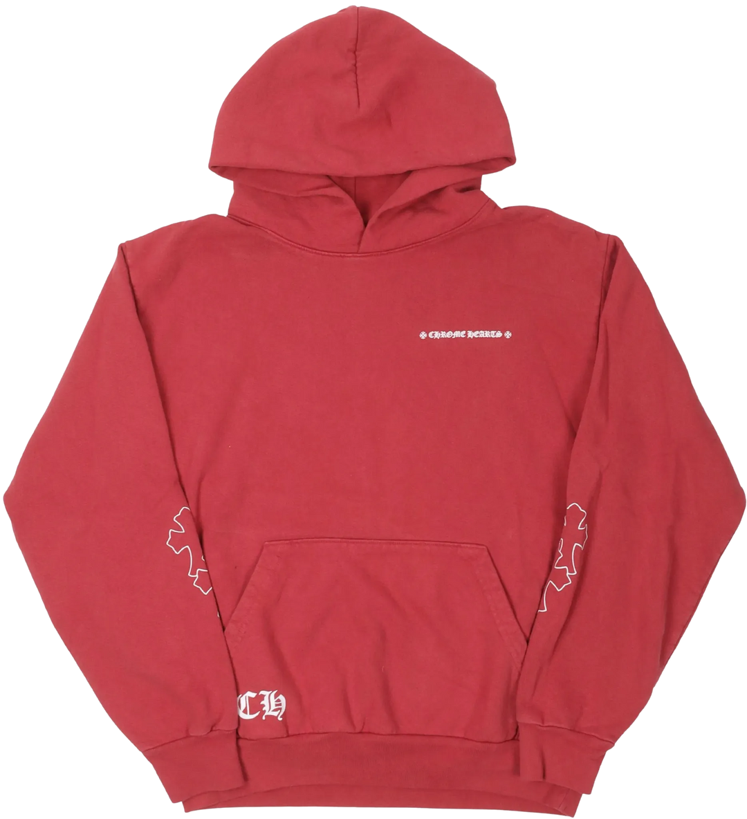 Chrome Hearts x Drake CLB 'Washed Red' Hoodie