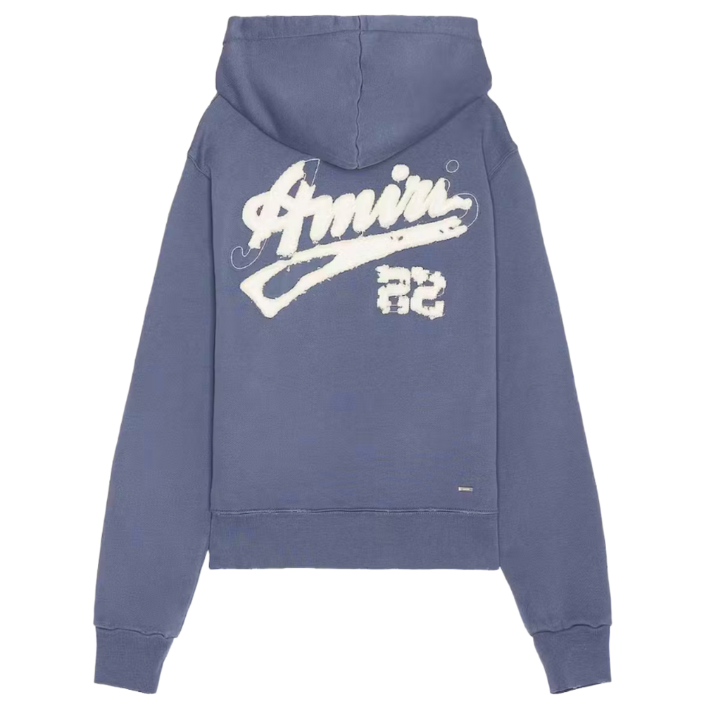 Amiri 'Blue 22 Distressed' Hoodie