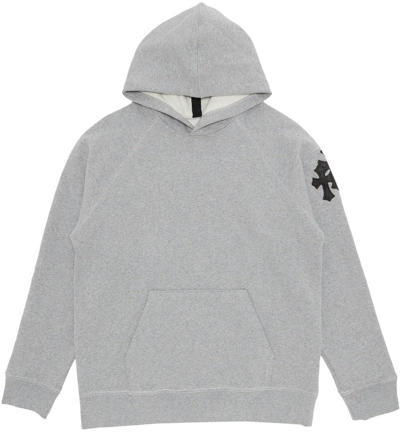 Chrome Hearts '3 Patch' Heather Grey Hoodie