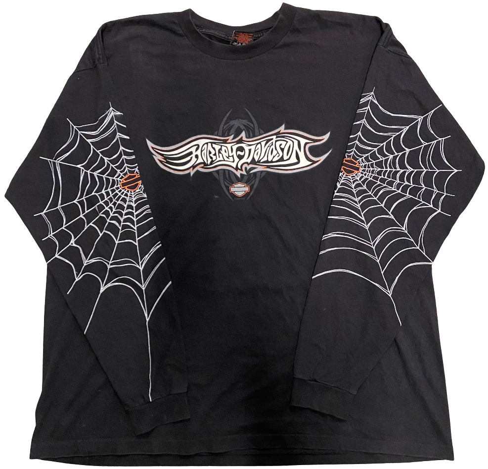 Harley Davidson 'Frederick, MD' Spiderweb Vintage Longsleeve