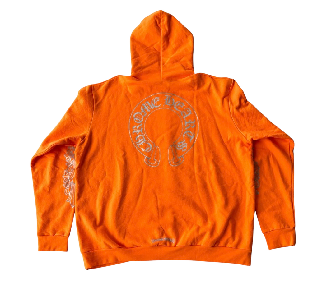 Chrome Hearts 'Silver Orange' Horseshoe Hoodie