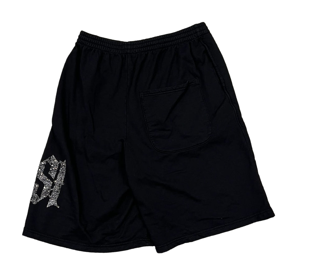 Bossi 'Grey Logo' Black Shorts