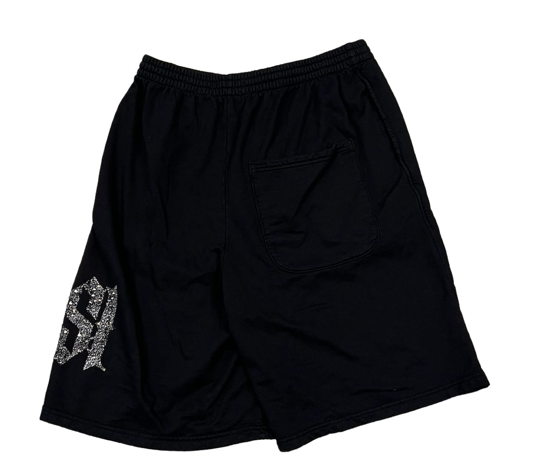 Bossi 'Grey Logo' Black Shorts